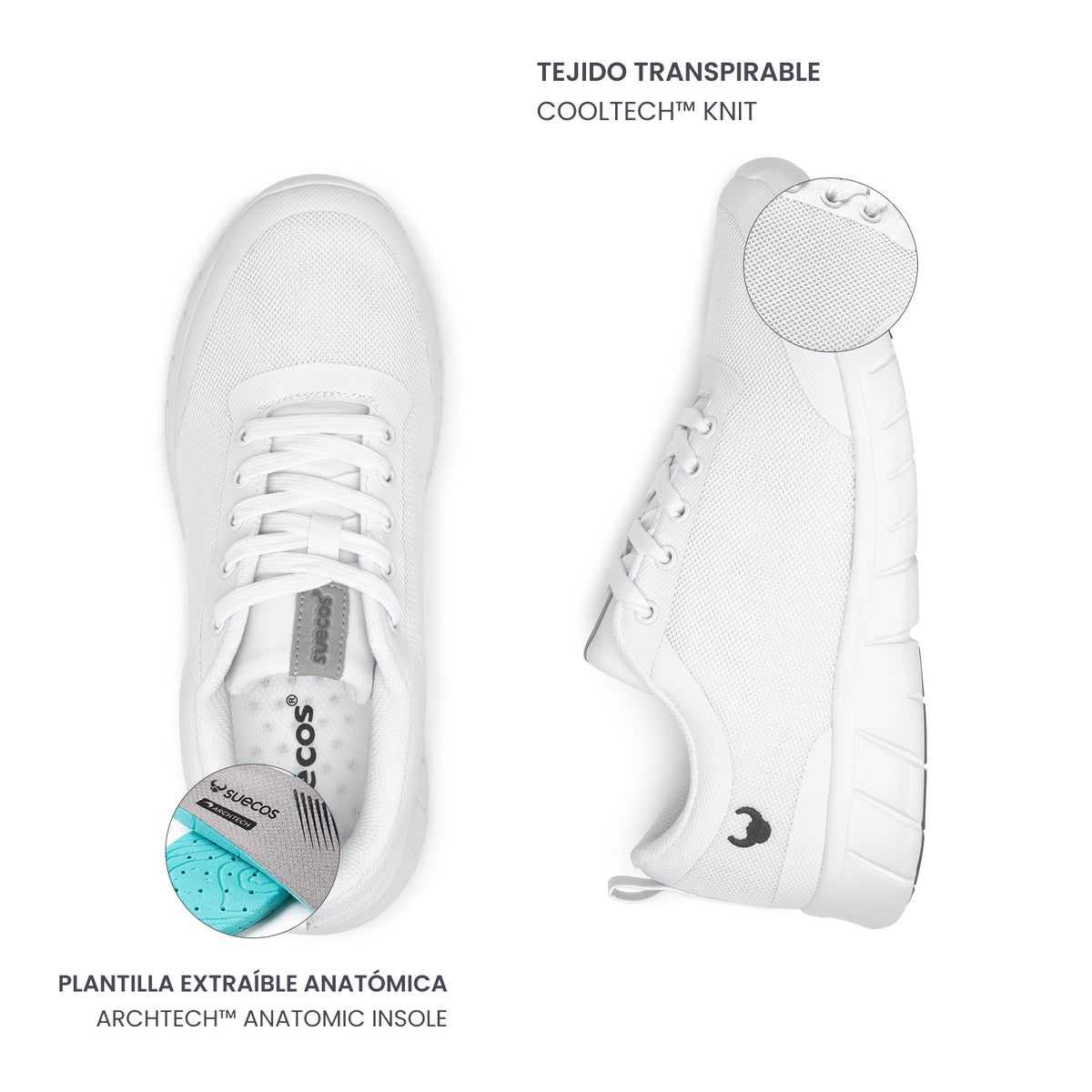 Alma Classic White Shoes 