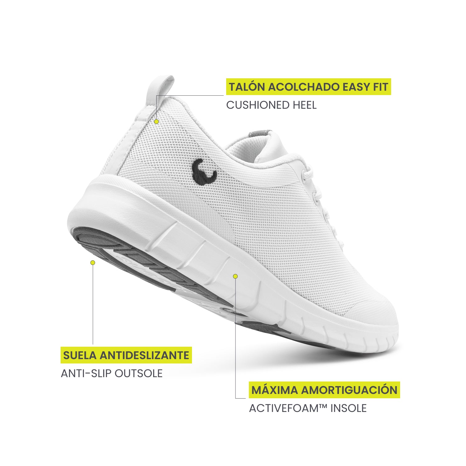 Alma Classic White Shoes 