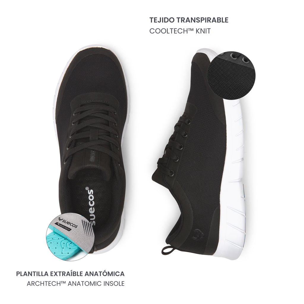 Alma Velvety White and Black Shoes 