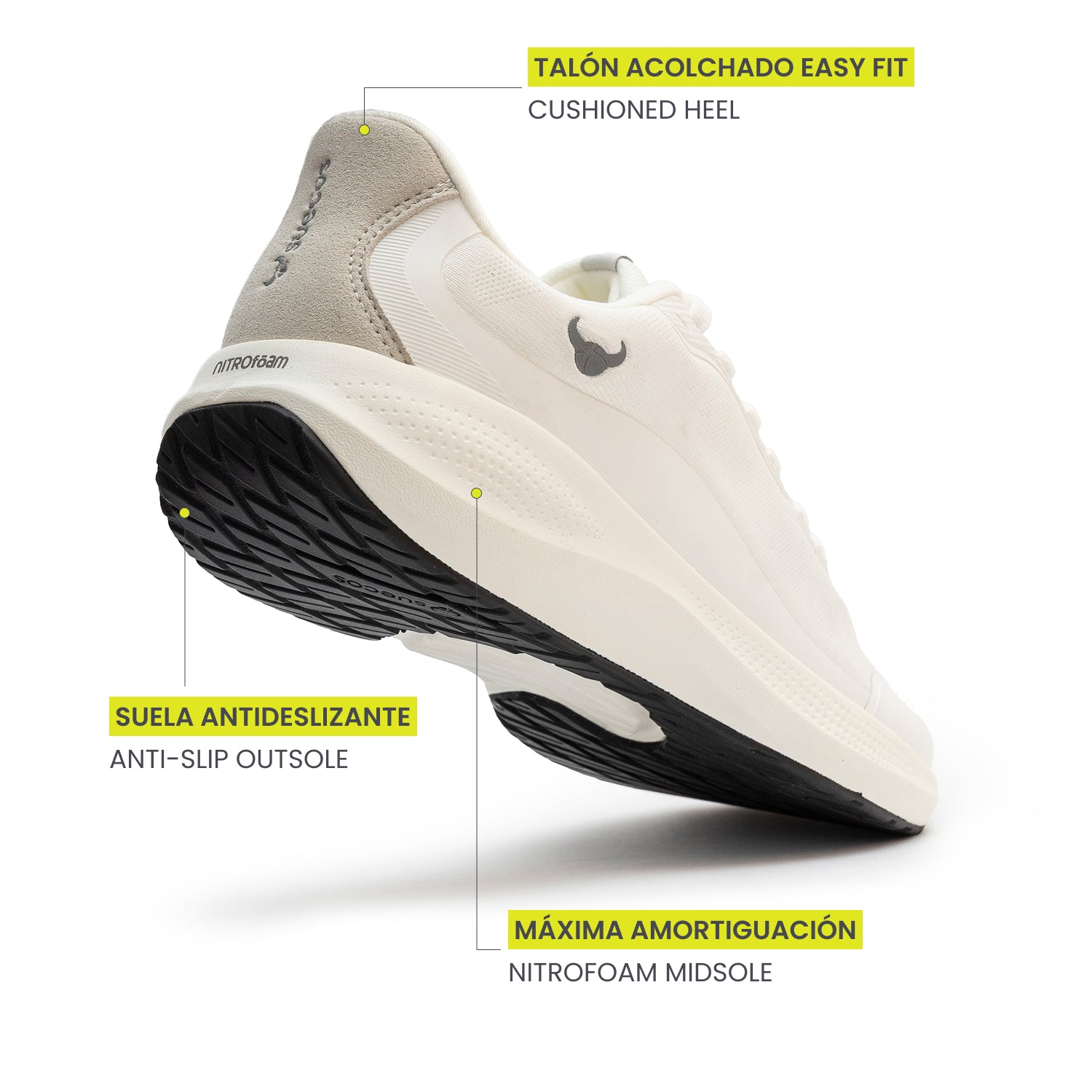 Aura White Shoes 