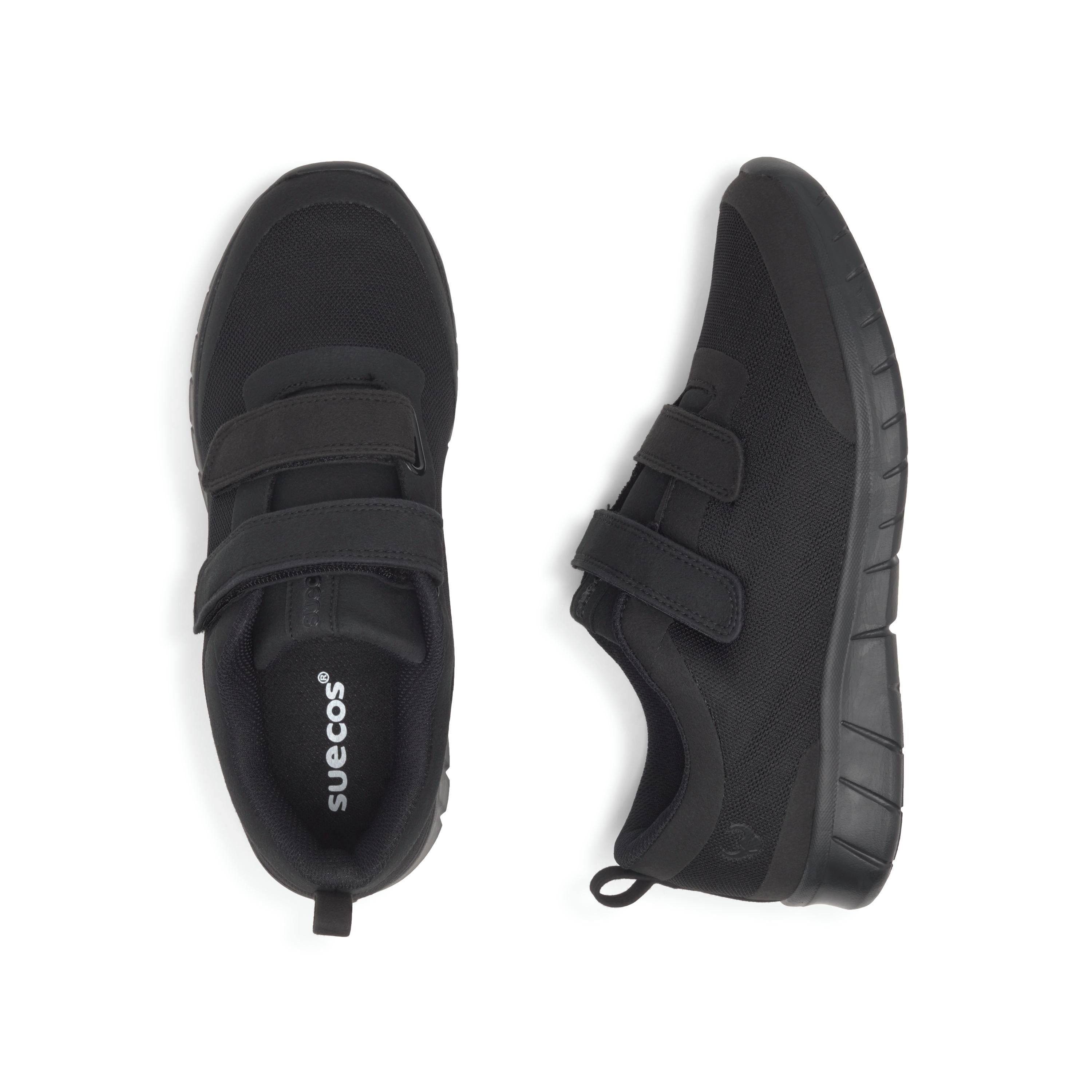 Alma Velcro Black Shoes 