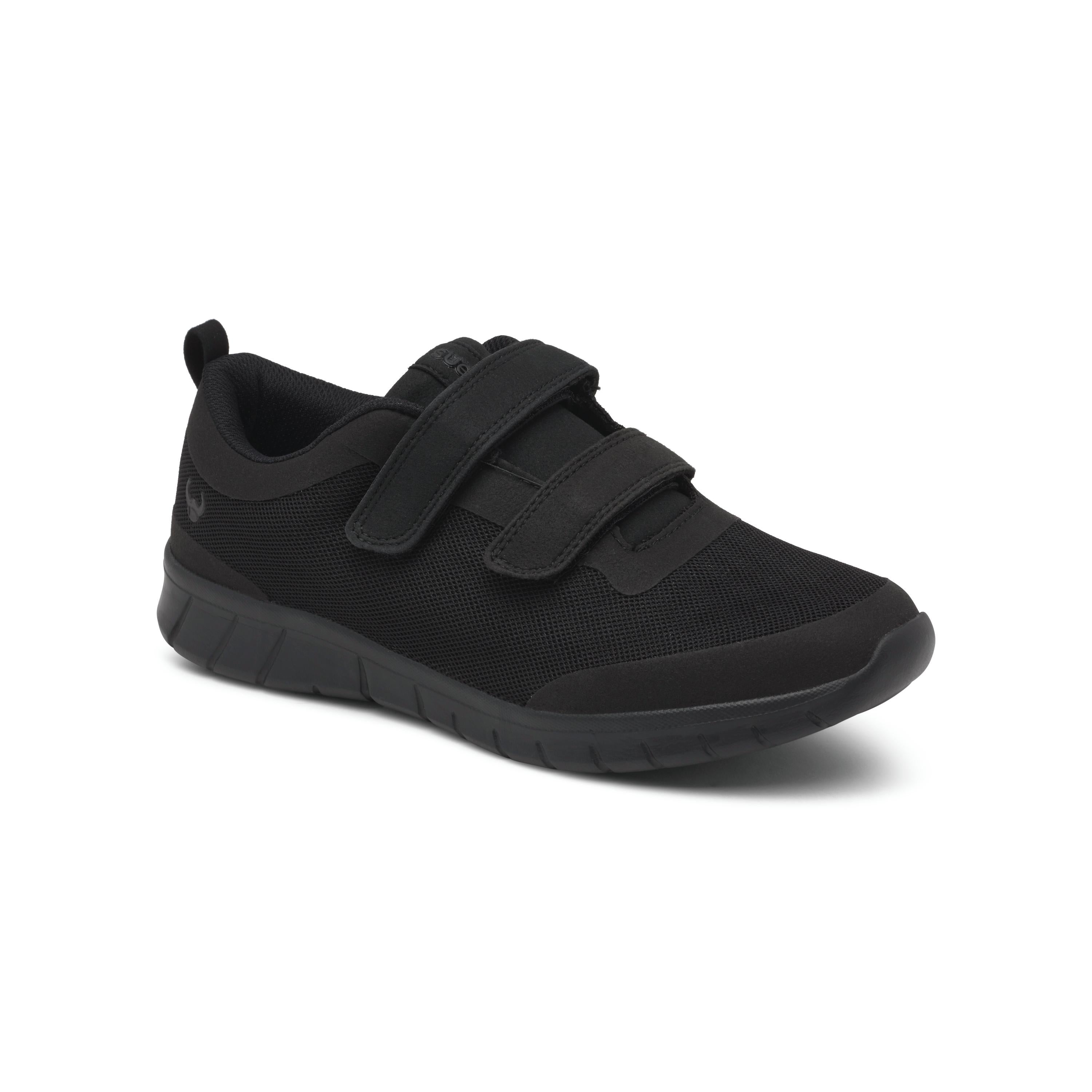 Alma Velcro Black Shoes 