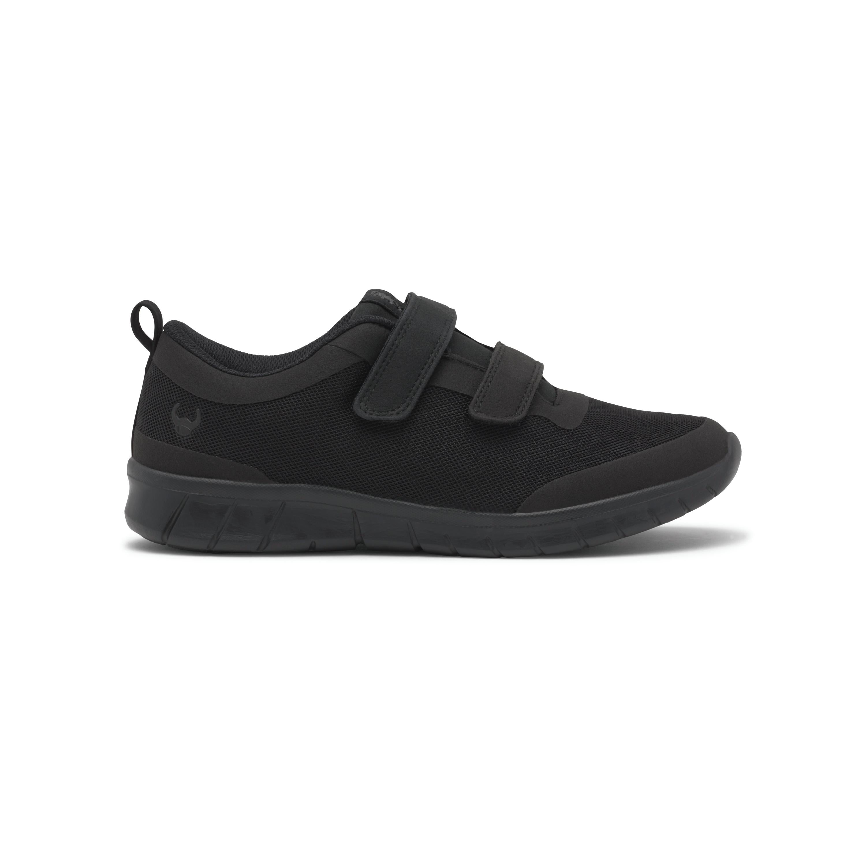 Alma Velcro Black Shoes 