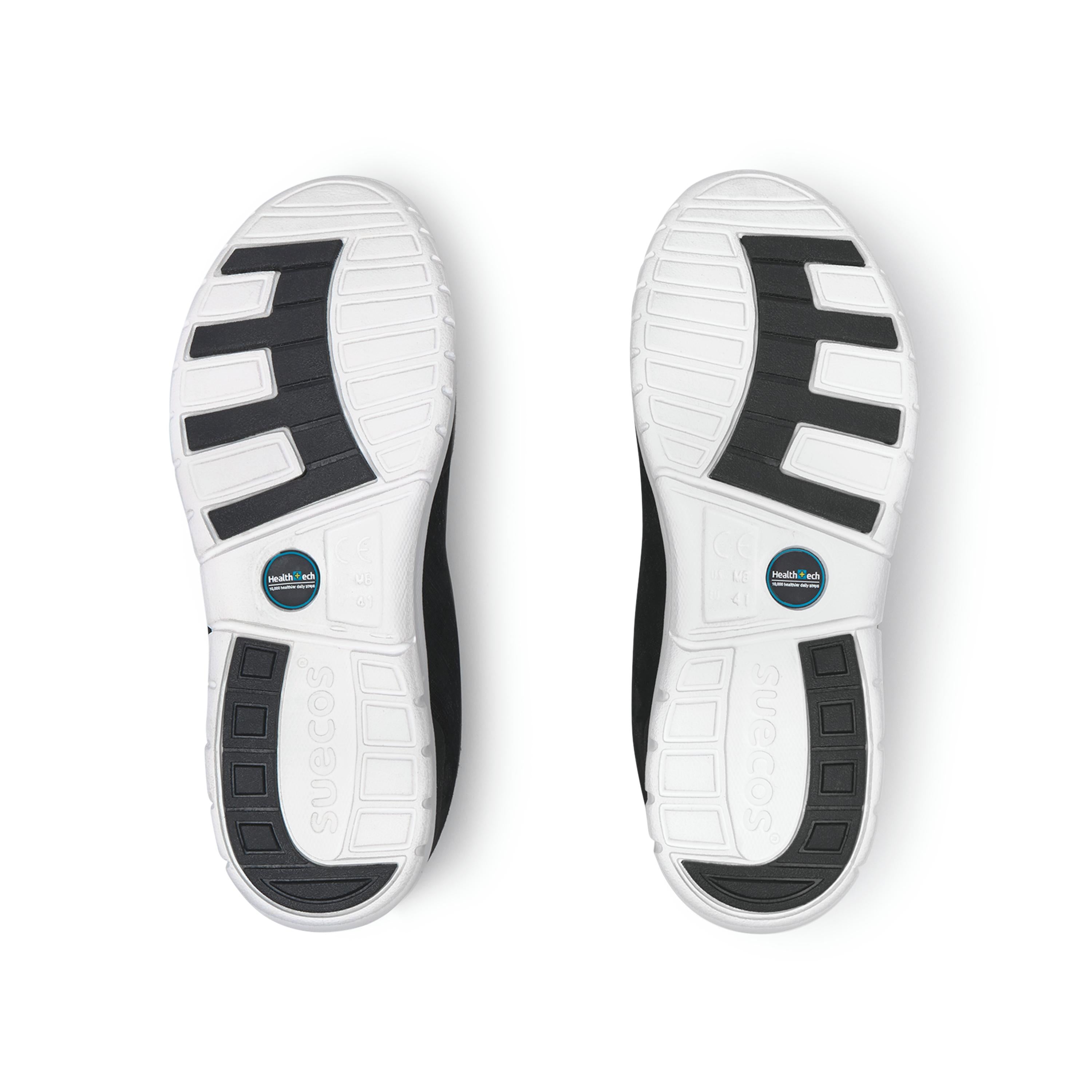 Alma Velvety White and Black Shoes 