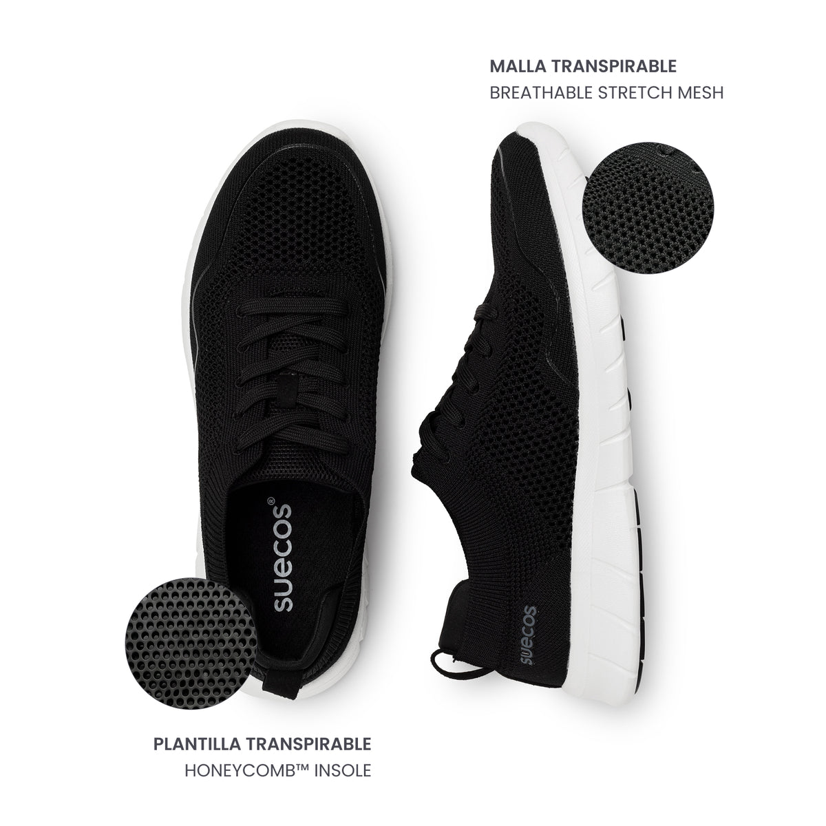 Lätt Black and White Shoes 