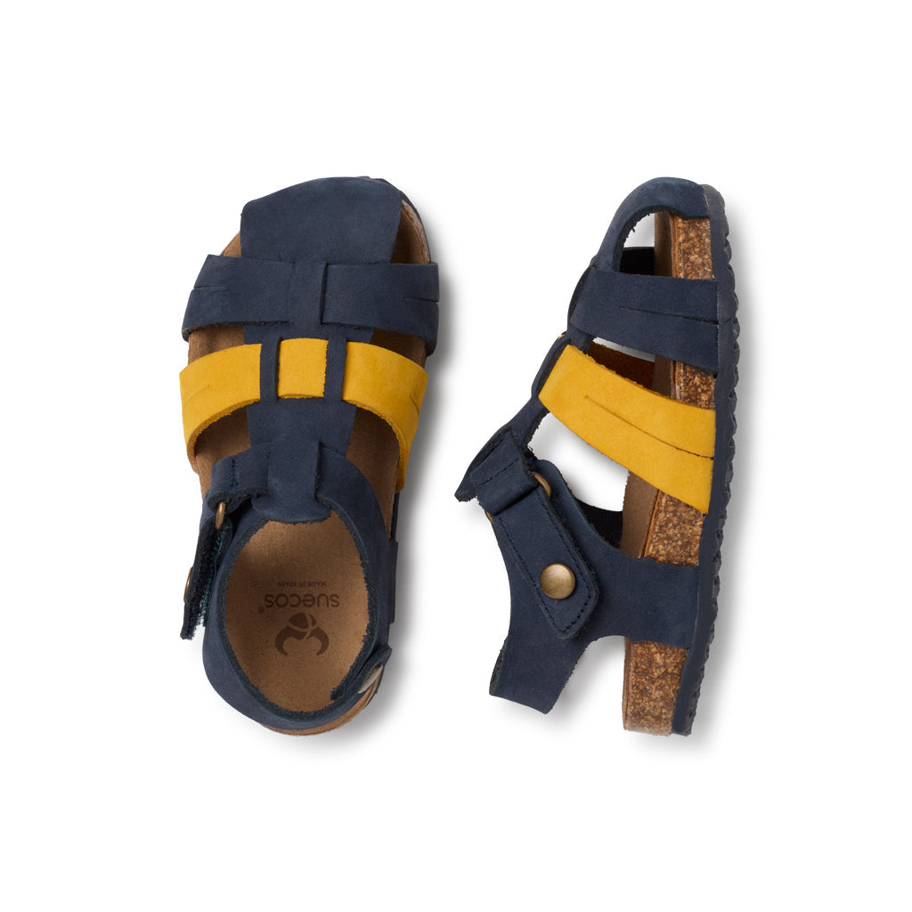 Liten Blue and Yellow Sandals 