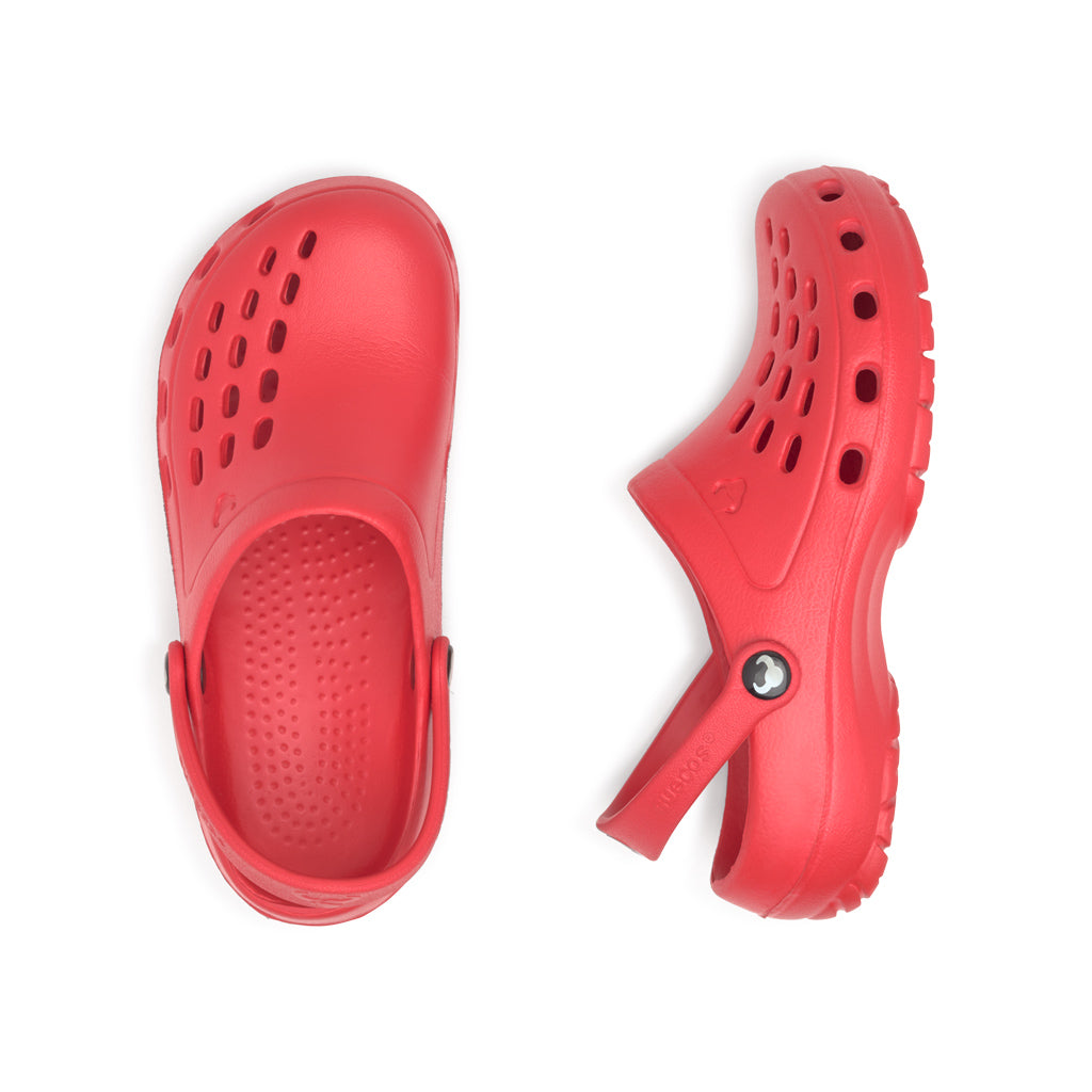 Loki Kids Red Clogs 