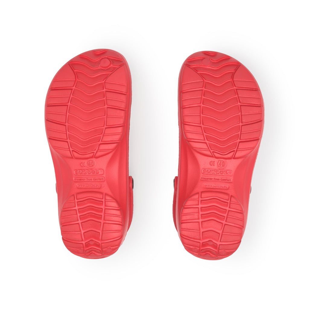 Loki Kids Red Clogs 