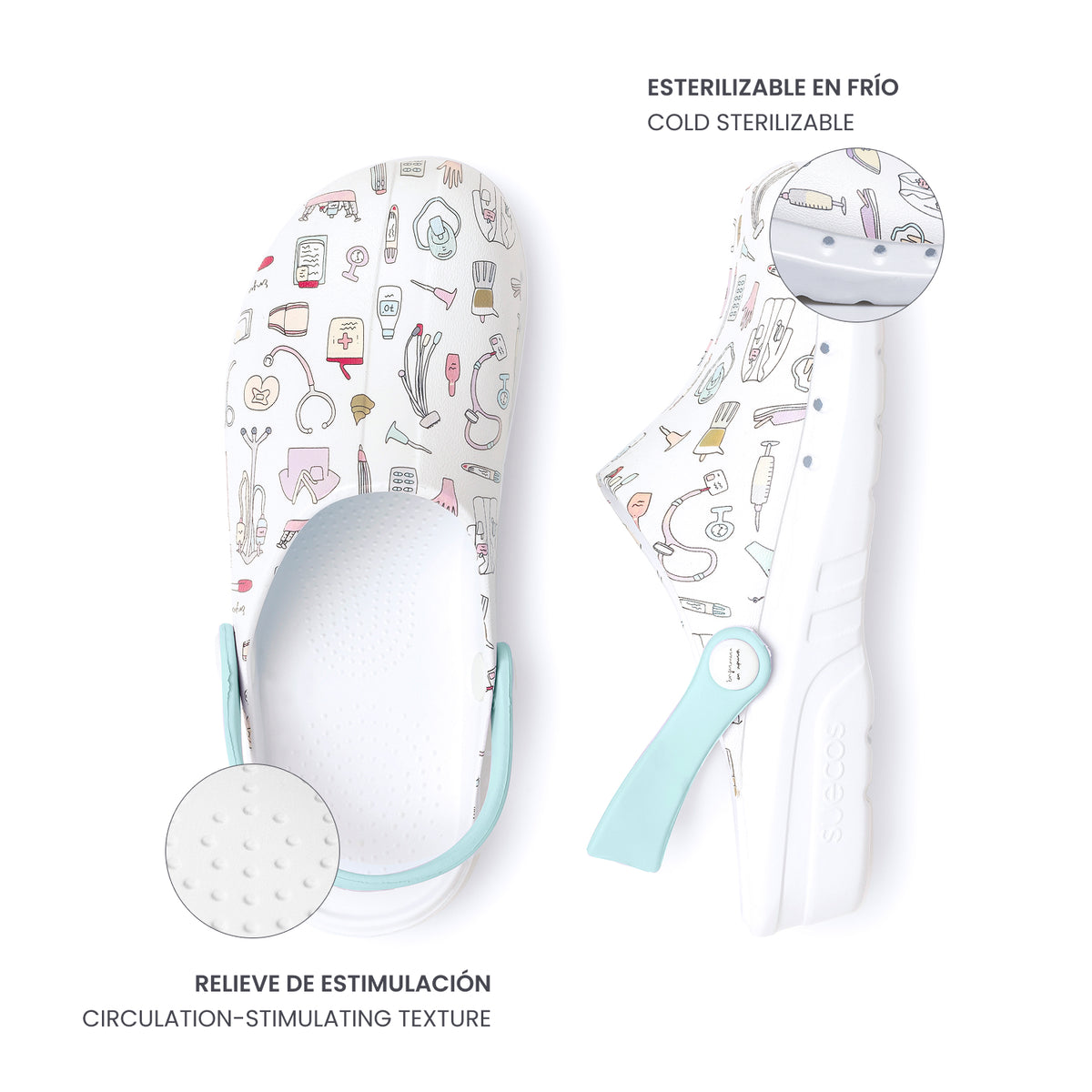 Oden+ Nurse in a Hurry Blue Clogs 