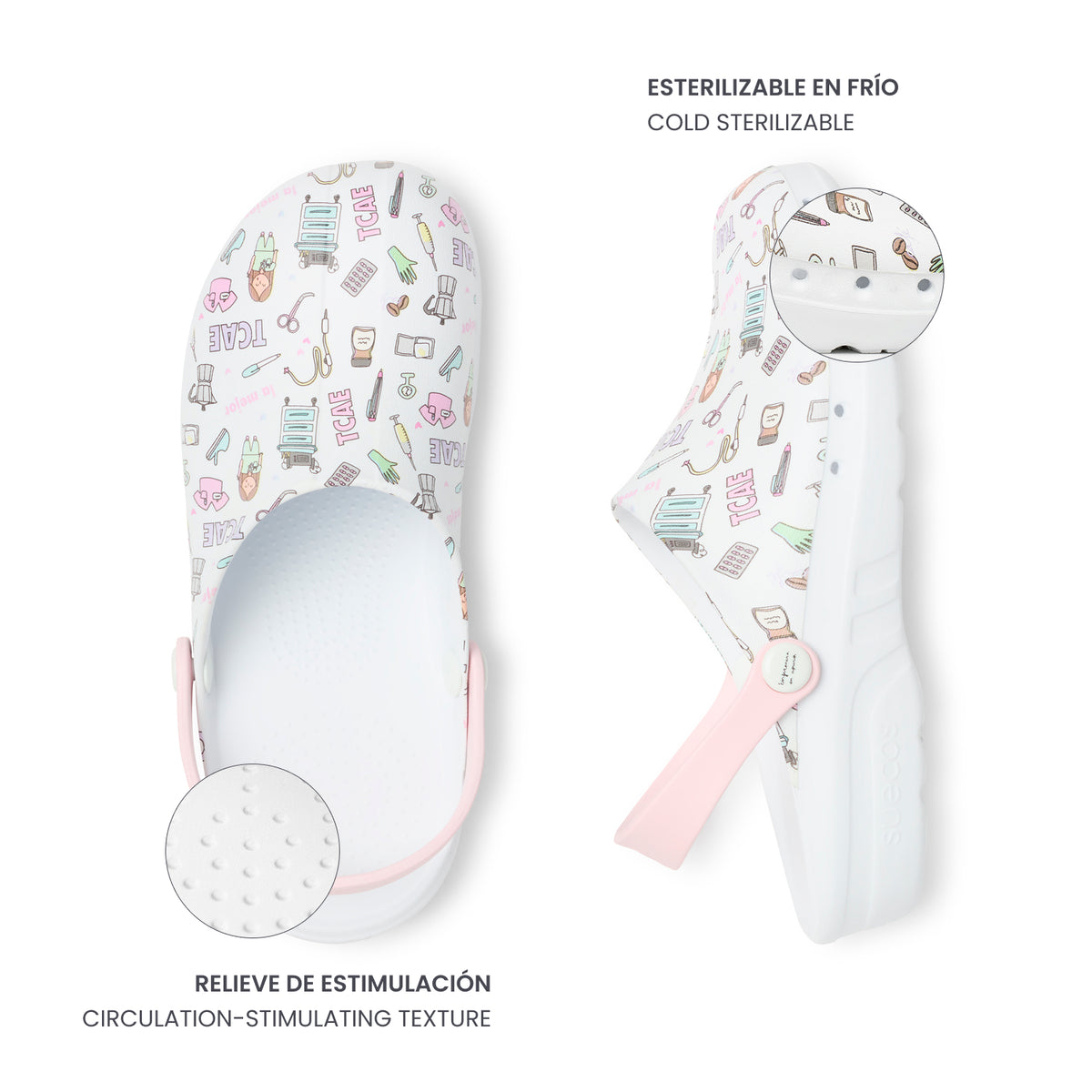 Oden+ Clogs Enfermera en Apuros TCAE 