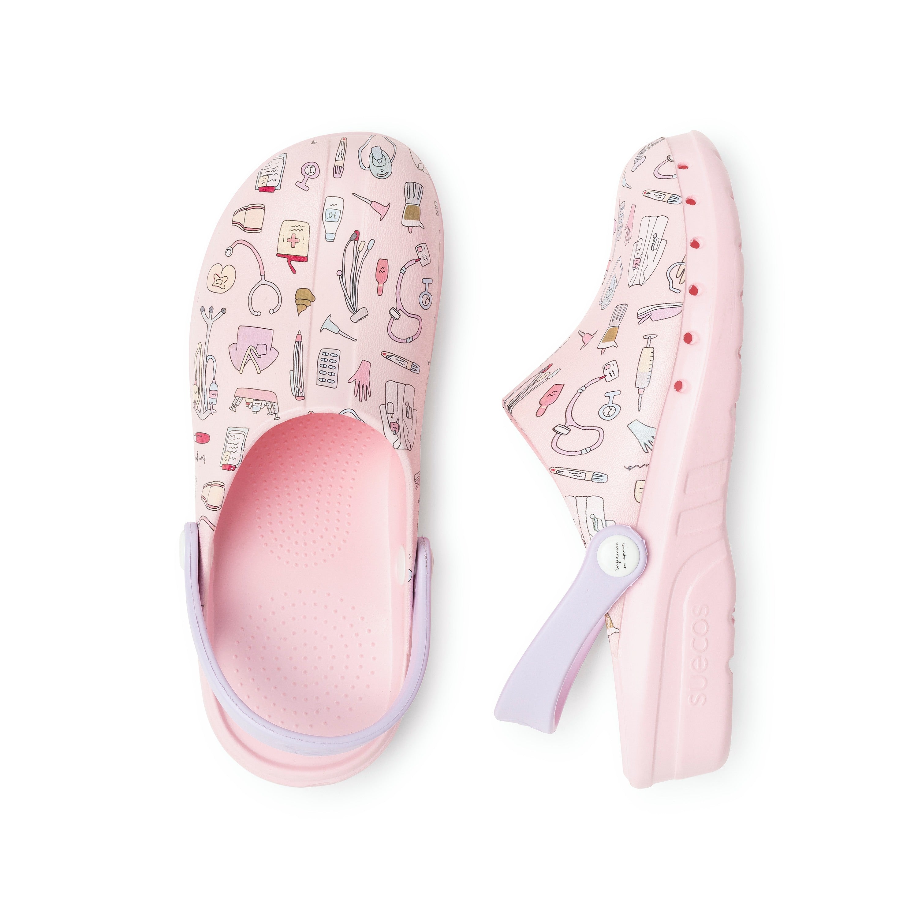 Oden+ Nurse in Distress Pink Clogs 