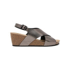 Ros Soft Metallic Grey Sandals 