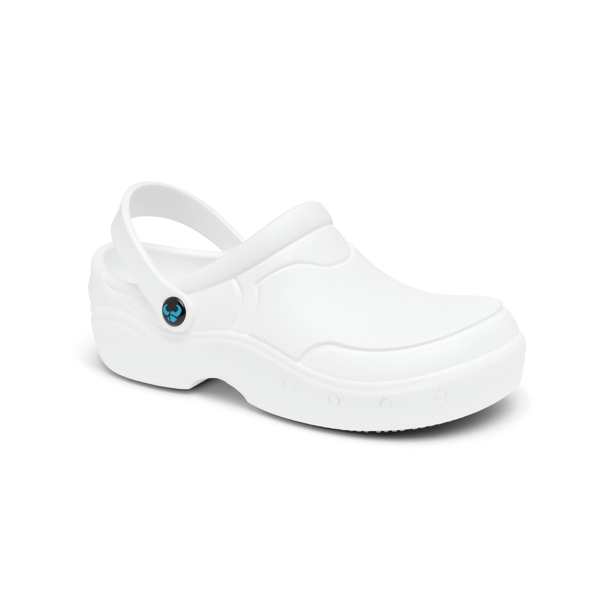 Thor+ Enclosed White Clogs 