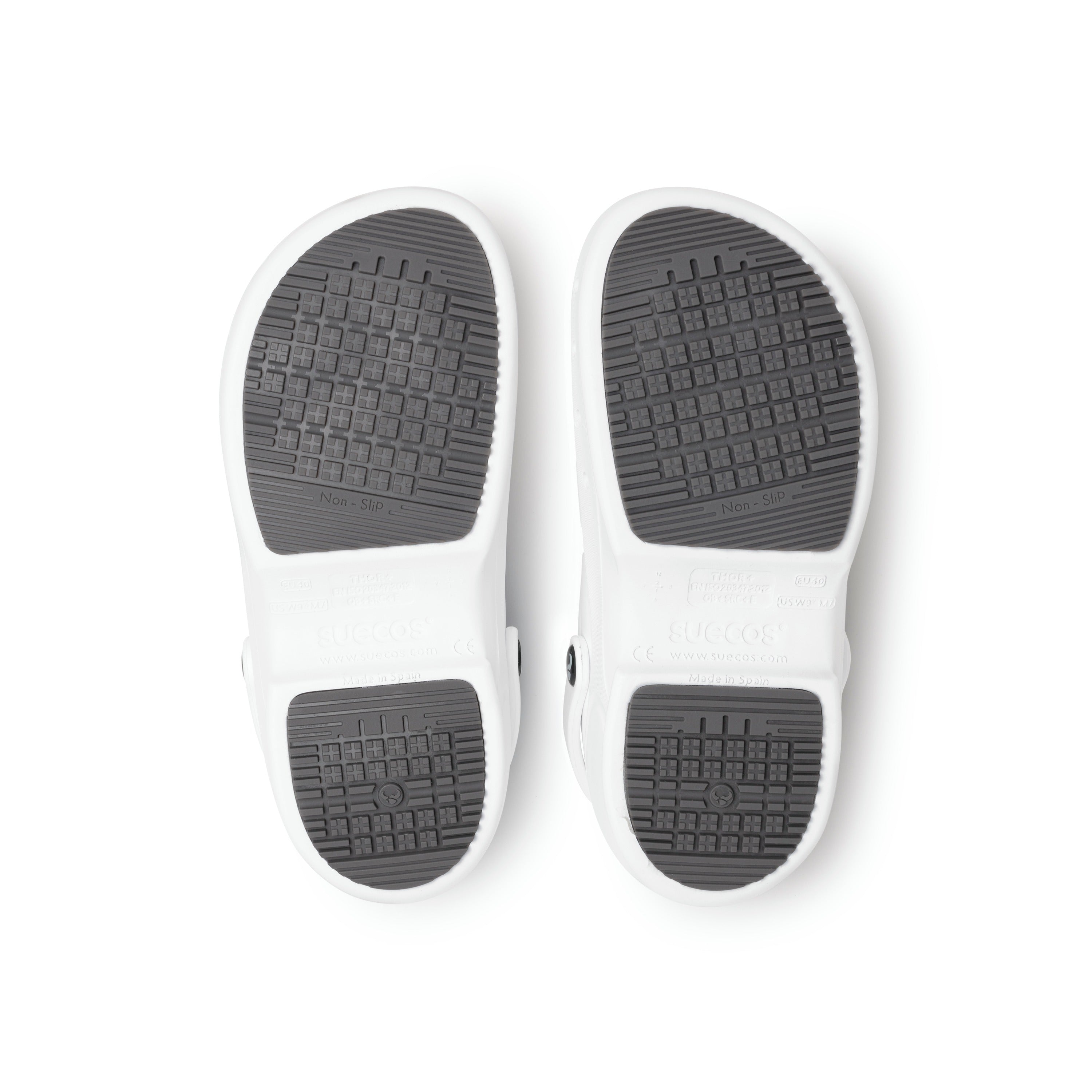 Thor+ Enclosed White Clogs 
