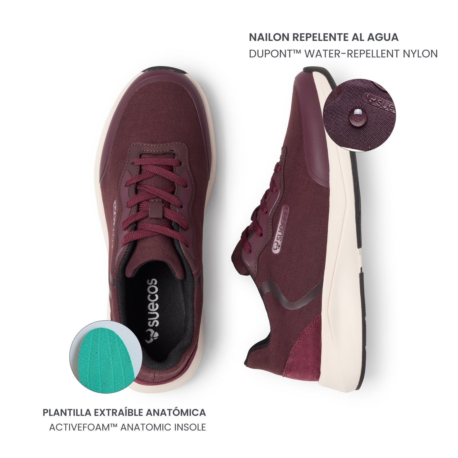 Vinter Burgundy Shoes 