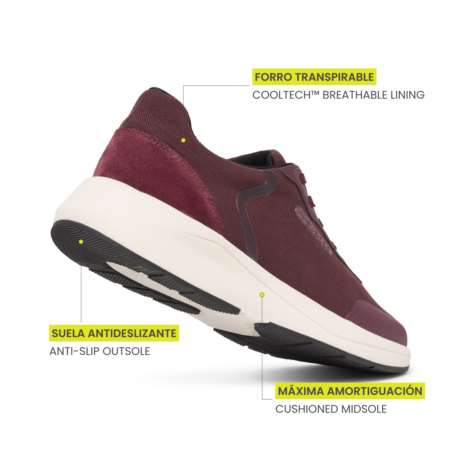 Vinter Burgundy Shoes 