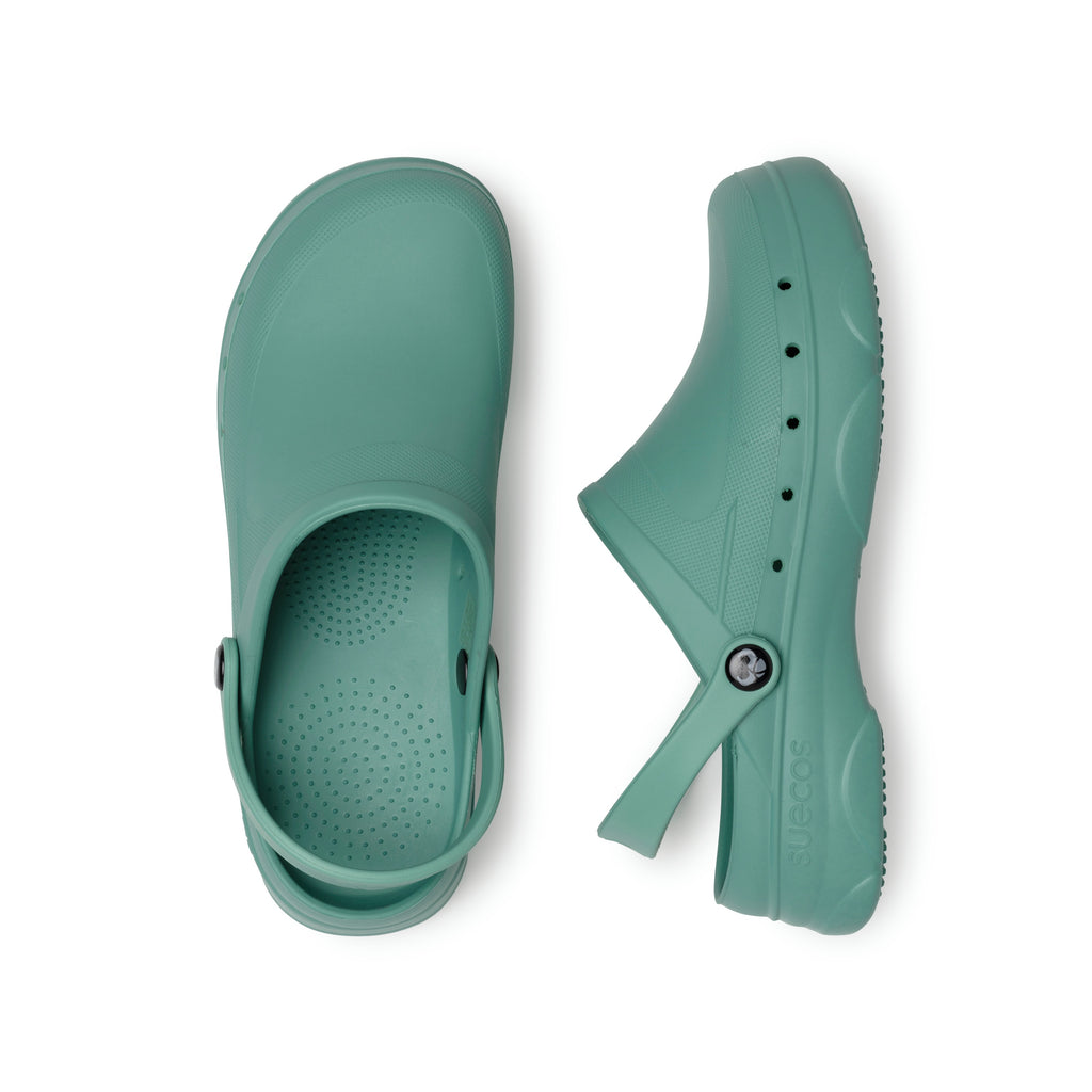 Vidar Green Clogs 