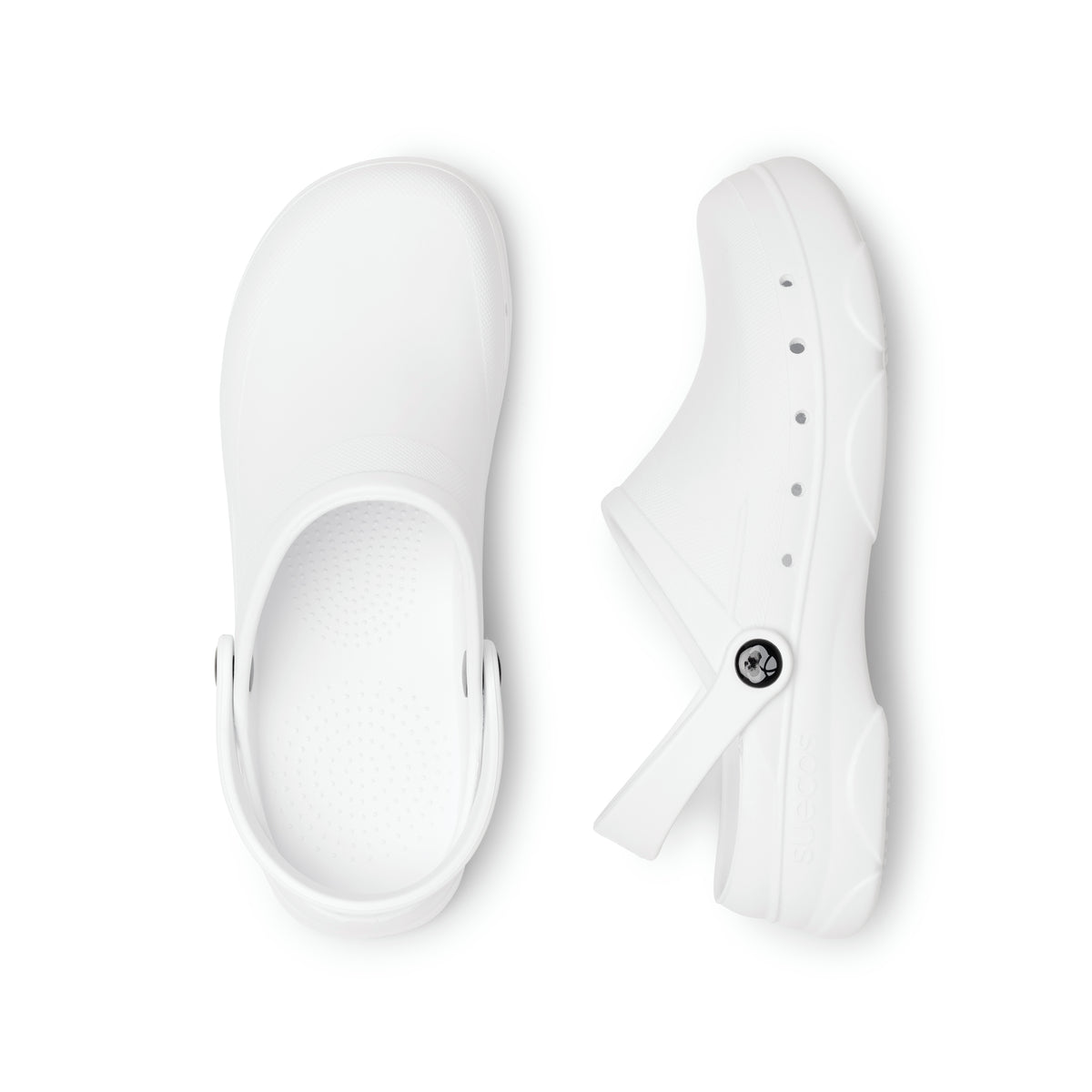 Vidar White Clogs 