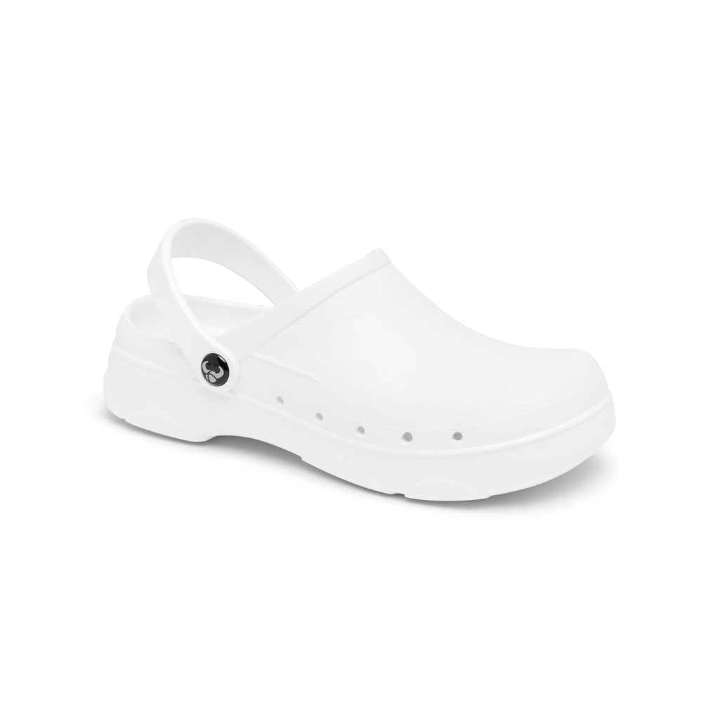 Vidar White Clogs 