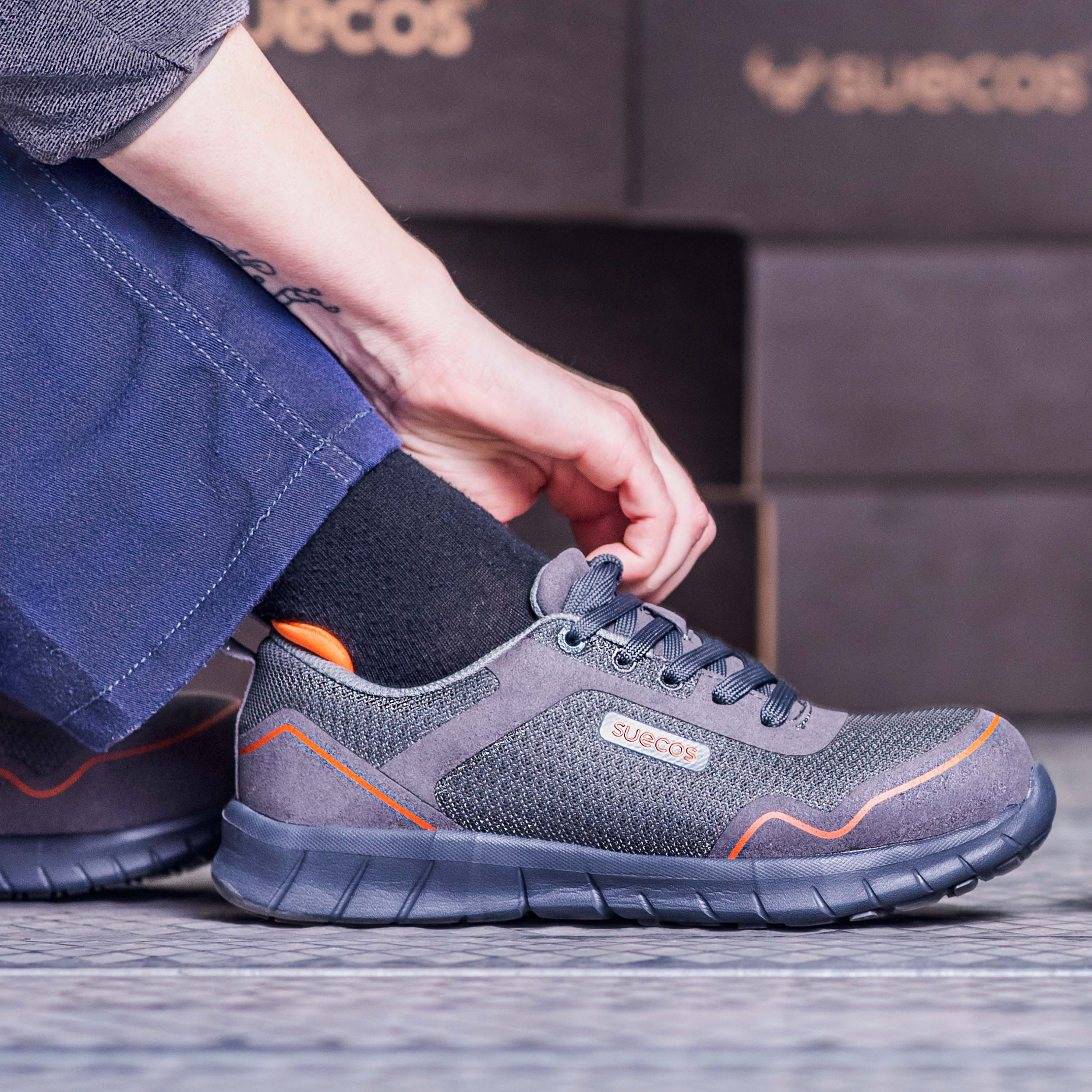 Stalbil Safety Grey Shoes 